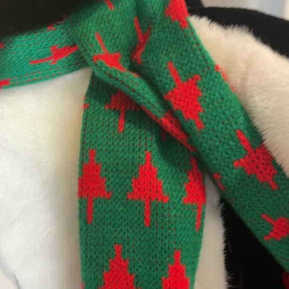 20" COMMONWEALTH PENGUIN PLUSH SQUEAKER Red Knit Hat Large Stuffed Animal NWT - Picture 8 of 10